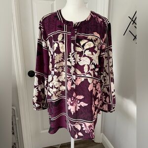 JM Collection Blouse, Size M